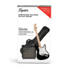 FENDER SQUIER STRAOCASTER BLK/FRONTMAN 10G 230V - ZESTAW GITAROWY