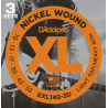 DADDARIO EXL140-3D 10-52 - STRUNY DO GITARY ELEKTRYCZNEJ 3-PAK