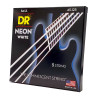 DR NWB 45-125 NEON WHITE BASS STRUNY GITARA BASOWA