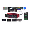 FOCUSRITE SCARLETT 2i2 4th Gen + KRK ROKIT 5 G5 + AKCESORIA