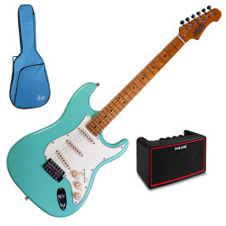 JET JS-300 SFG SSS - ZESTAW PRZENOŚNY - GITARA WZMACNIACZ I POKROWIEC