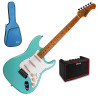 JET JS-300 SFG SSS - ZESTAW PRZENOŚNY - GITARA WZMACNIACZ I POKROWIEC