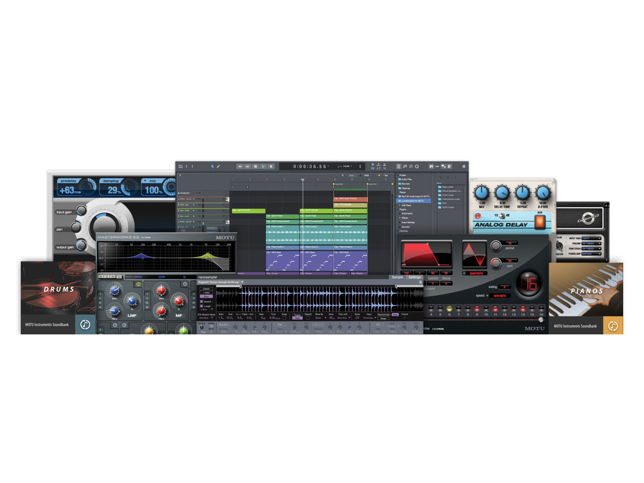 DTM・DAW motu m2 Motu M2 - interfejs audio midi usb