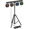BEHRINGER STAGE TRI LED BUNDLE ST1 - ZESTAW 4XLEDPAR Z KONTROLEREM + STATYW