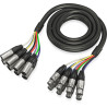 BEHRINGER GMX-300 KABEL 8 X XLR F - 8 X XLR M 3M