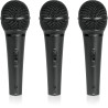 BEHRINGER XM1800S ZESTAW 3 MIKROFONÓW DYNAMICZNYCH