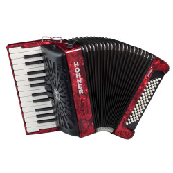 HOHNER BRAVO II 60 CZERWONY...