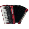 HOHNER BRAVO III 120 RED AKORDEON KLAWISZOWY