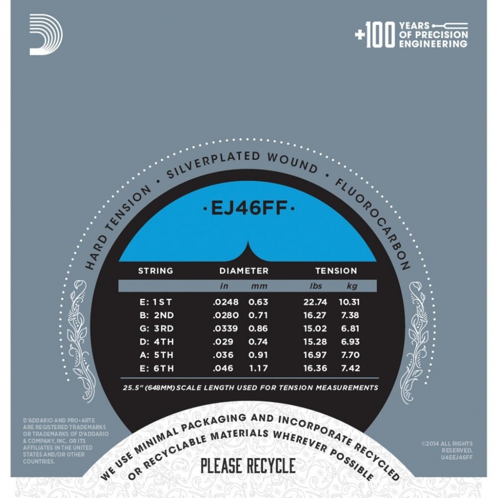 D'ADDARIO EJ46FF