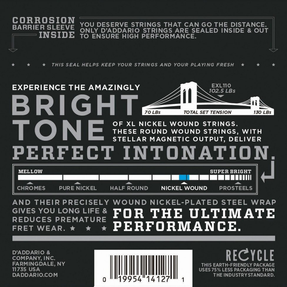 D'ADDARIO EXL110BT