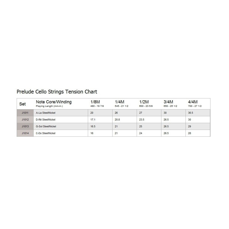 D'ADDARIO PRELUDE J1010 4/4M