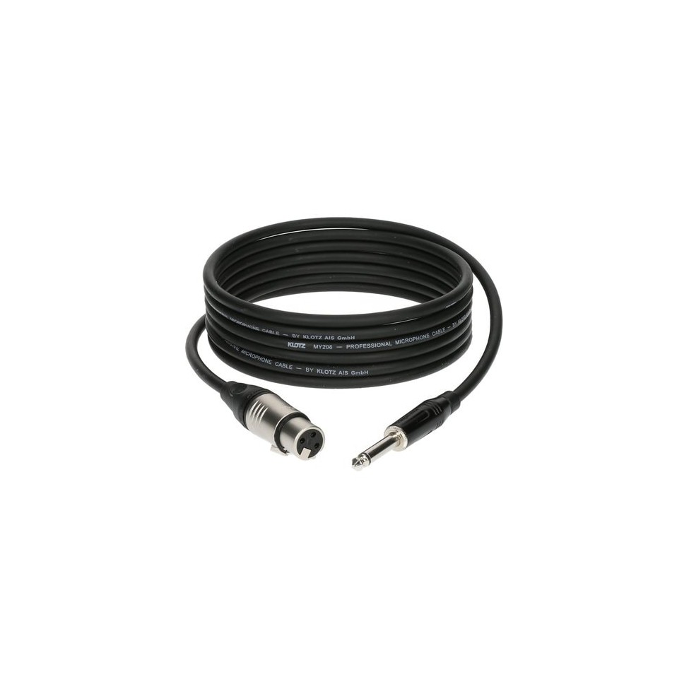 KLOTZ M1FP1K0500 kabel mikrofonowy XLR/Jack 5 m 