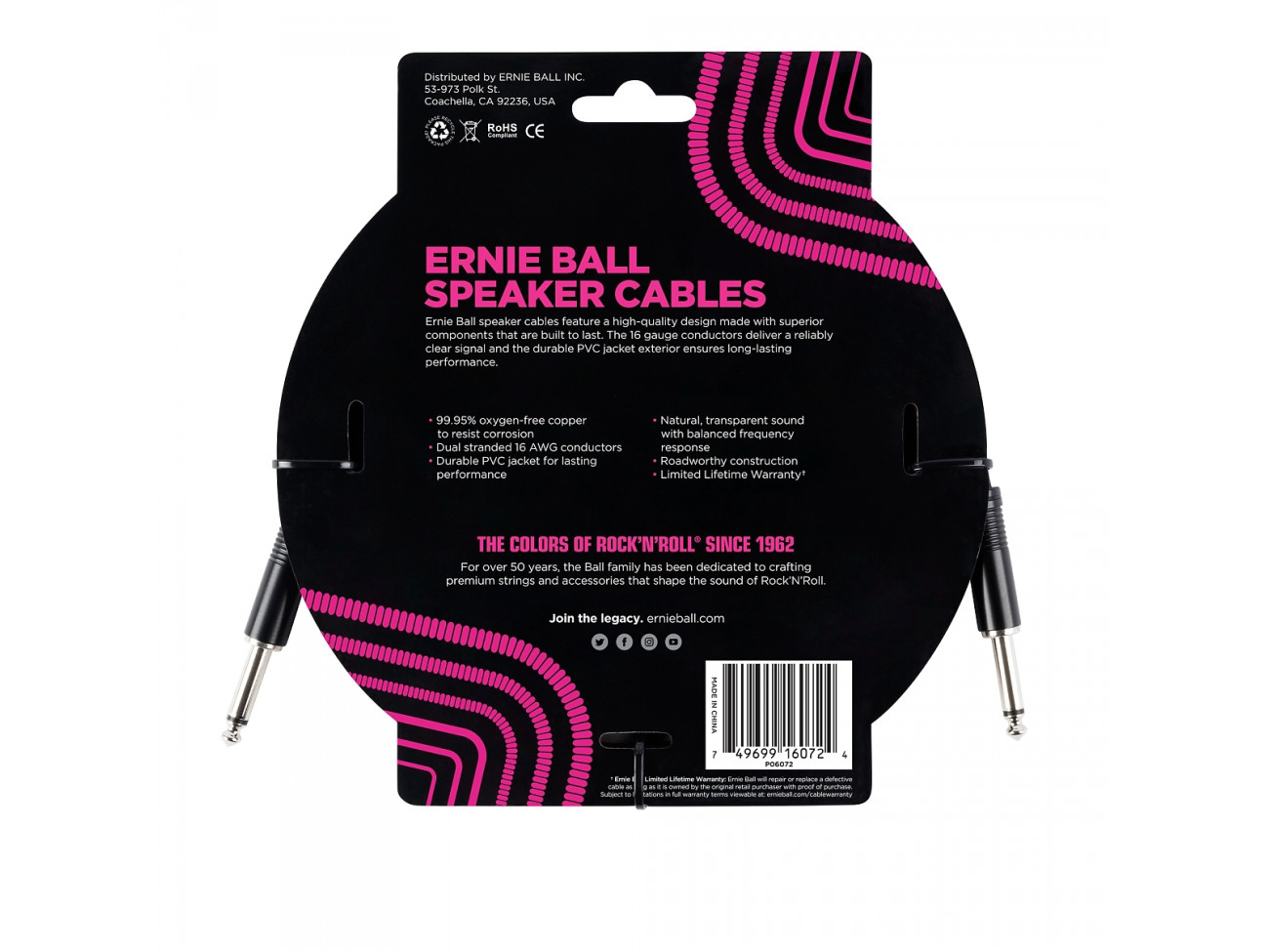 Ernie Ball Eb 6072