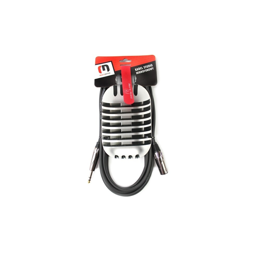 REDS MUSIC STUDIO  MCN25 30 kabel mikrofonowy (Neutrik) 3 m