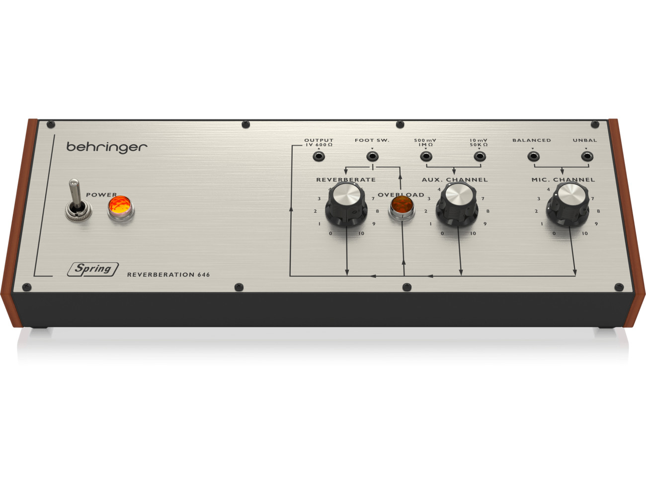 BEHRINGER SPRING REVERBERATION 646 - EFEKT TYPU REVERB - Riff.net.pl