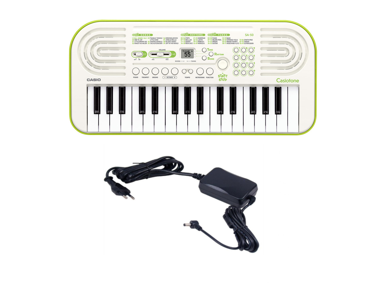 Casio Sa-50 - Keyboard dla dzieci + zasilacz
