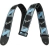 FENDER 2" MONO STRAP BLK/LT GREY/BLUE pasek gitarowy