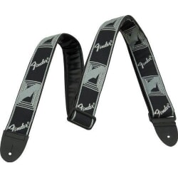FENDER 2" MONO STRAP BLK/LT GREY/DK. GRE pasek gitarowy
