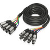 BEHRINGER GMX-500 KABEL 8 X XLR F - 8 X XLR M 5M