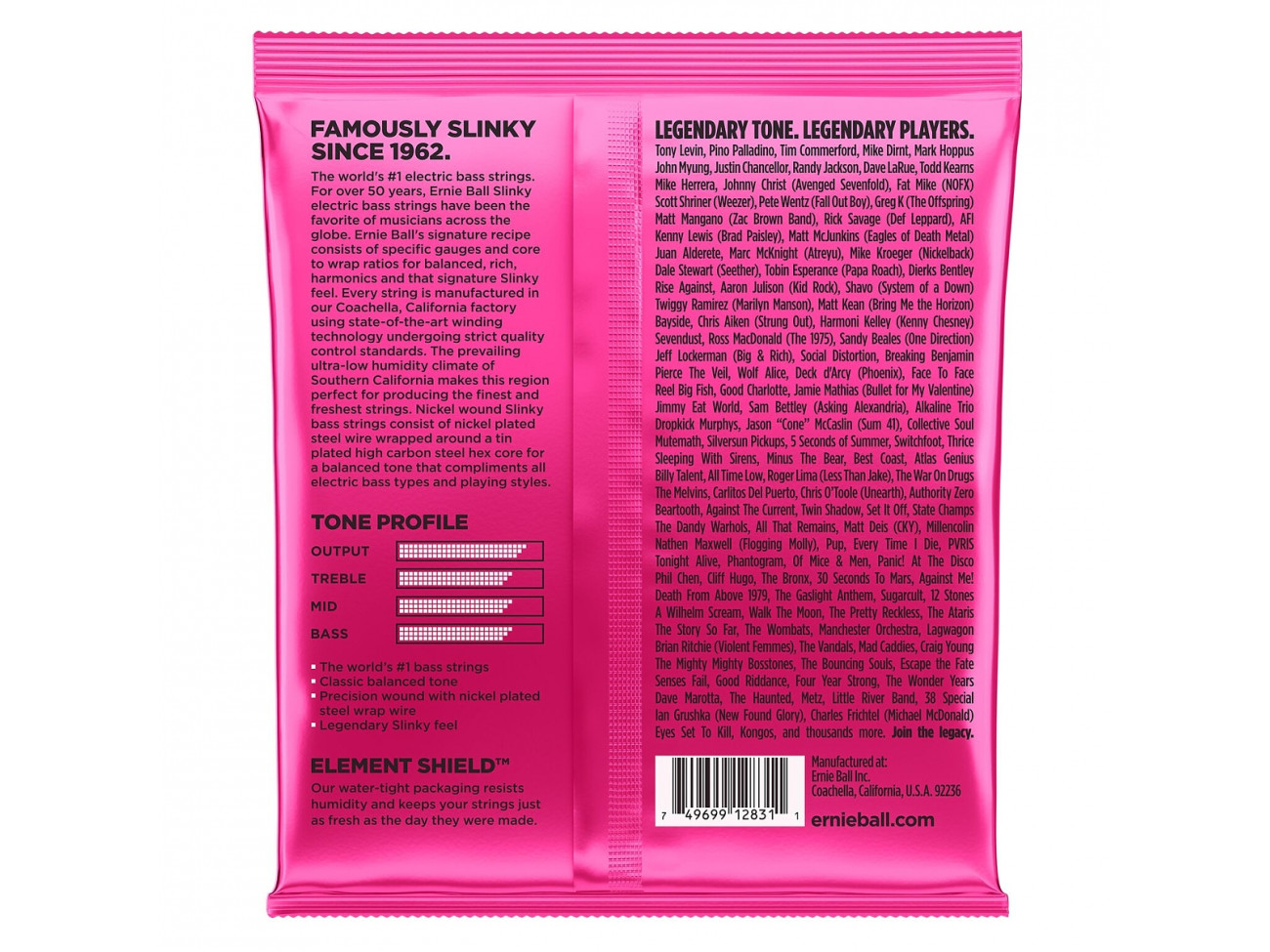 Ernie Ball Eb 2824 Komplet Strun Do Gitary Basowej