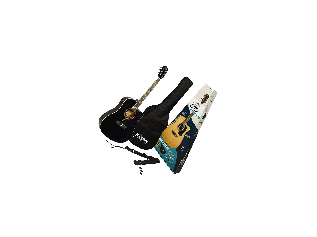 Washburn Ad 5 Ce (B) Pack Gitara Elektroakustyczna