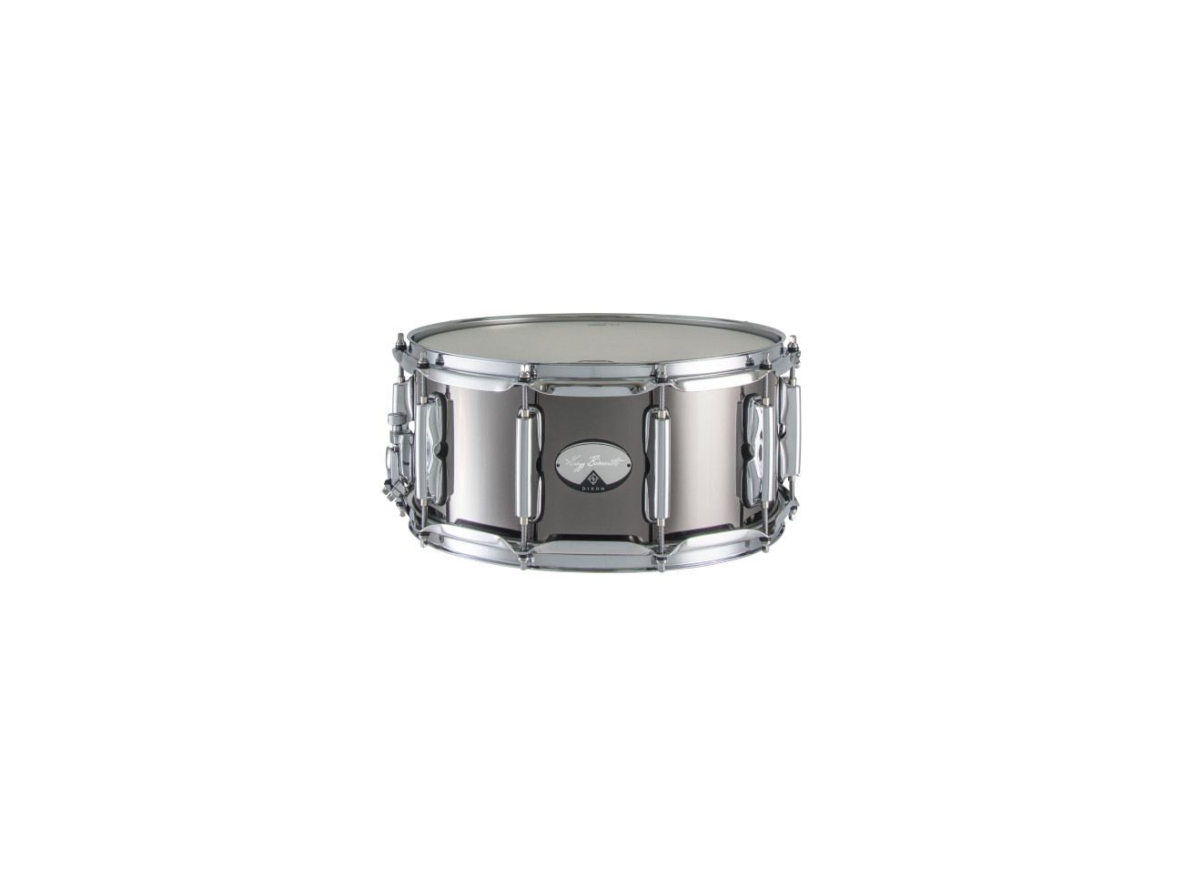 Dixon Artisan Gregg Bissonette Signature Snare, 14" X 6.5″ Nickel Plated Steel