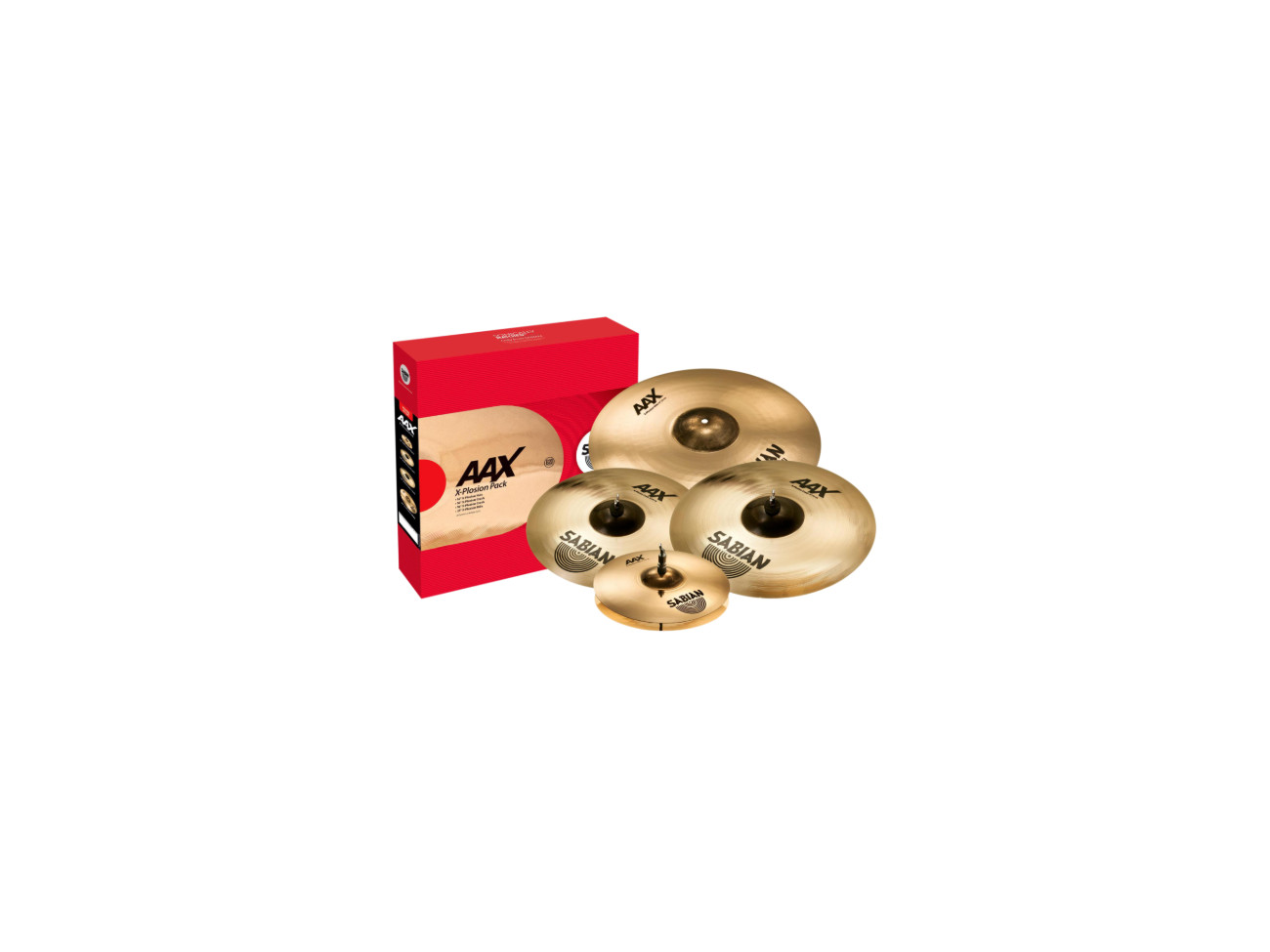 Sabian Aax X-Plosion Set 14/16/18/21 Brilliant Zestaw Talerzy