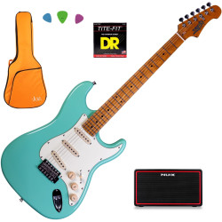 JET JS-300 SFG SSS - ZESTAW PRZENOŚNY - GITARA WZMACNIACZ I AKCESORIA