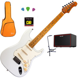 JET JS-300 OW SSS - DUŻY ZESTAW PRZENOŚNY - GITARA WZMACNIACZ I AKCESORIA