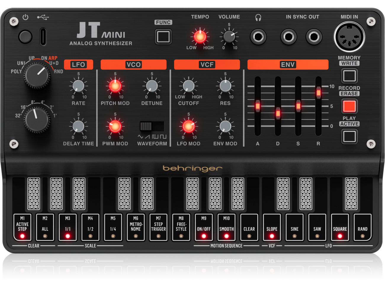 BEHRINGER JT MINI SYNTEZATOR ANALOGOWY - Riff.net.pl