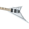 JACKSON RRX24 MN -SN WHT W BLK PNS - GITARA ELEKTRYCZNA