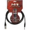 KLOTZ M1MS1K0300 kabel mikrofonowy XLR męski /duży Jack stereo 3 m 