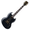 LTD VIPER-1000 BARITONE BLKS BLACK SATIN - GITARA ELEKTRYCZNA