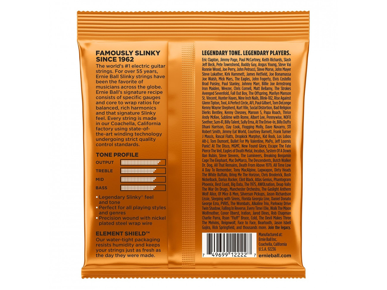 Ernie Ball Eb 2222 Komplet Strun Do Gitary Elektrycznej