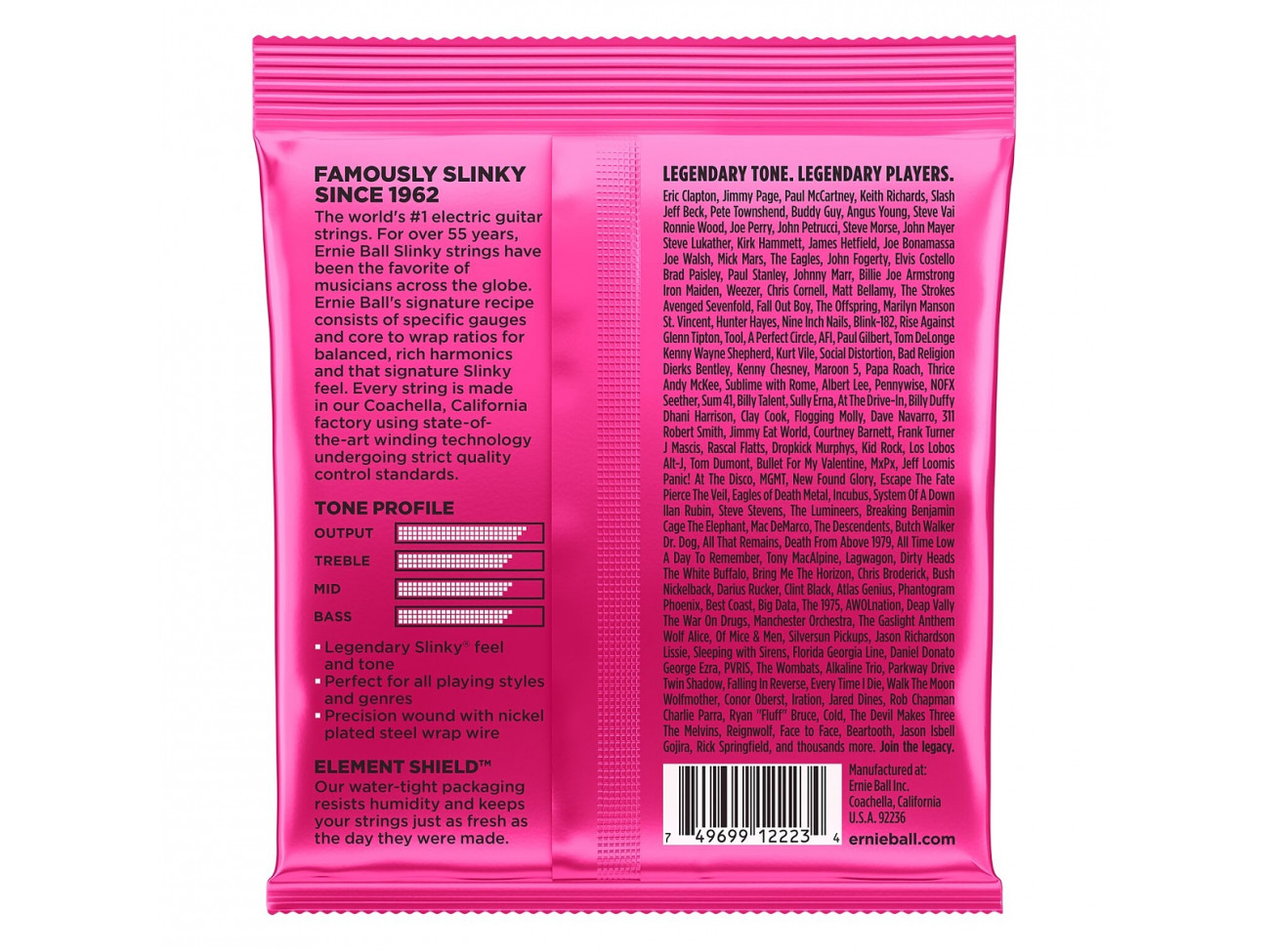 Ernie Ball Eb 2223 Komplet Strun Do Gitary Elektrycznej
