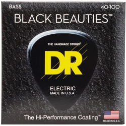 DR BKB 40-100 BLACK BEAUTY BASS - CZARNE STRUNY DO GITARY AKUSTYCZNEJ
