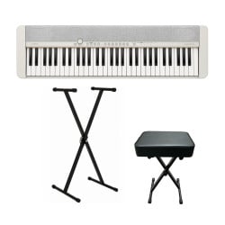 CASIO CT-S1 WE + STATYW + ŁAWA