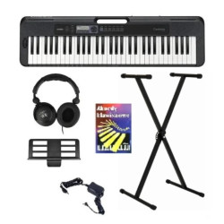 CASIO CT-S300 BK - PEŁNY ZESTAW XL