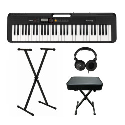 CASIO CT-S200 BK - PEŁNY ZESTAW