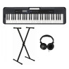 KEYBOARD CASIO CT-S300 BK - CASIOTONE + STATYW + SŁUCHAWKI