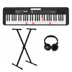 CASIO LK-S250 - KEYBOARD + STATYW I SŁUCHAWKI
