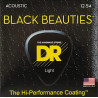 DR BKA 12-54 BLACK BEAUTY STRUNY GITARA AKUSTYCZNA
