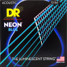 DR NBA 12-54 NEON BLUE STRUNY GITARA AKUSTYCZNA