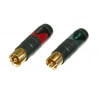 NEUTRIK PROFI NF2C-B/2 wtyki RCA / CINCH