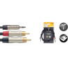 Stagg NYC1.5/MPS2CMR - kabel przejściowy 1,5m