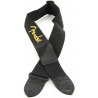 FENDER 2 BLK POLY STRAP YELLOW