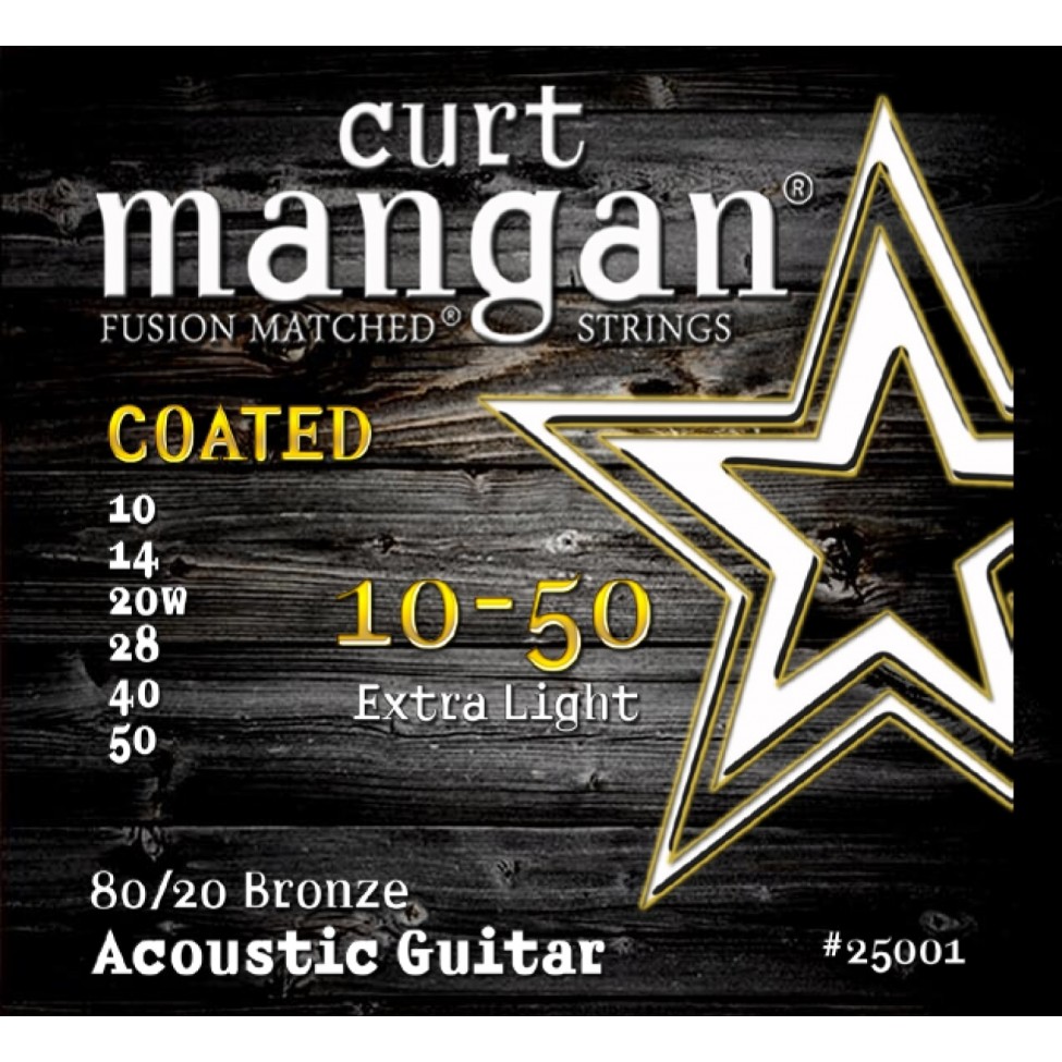 CURT MANGAN 10-50 80/20 Bronze Extra Light COATED