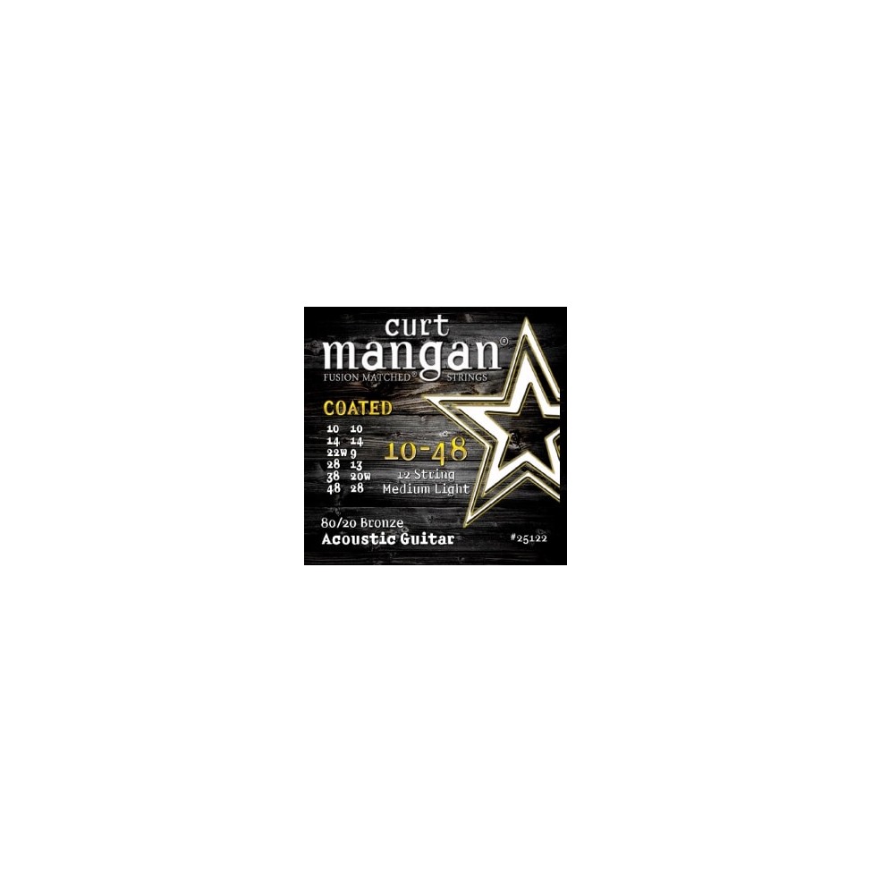 CURT MANGAN 10-48 12-String 80/20 Bronze