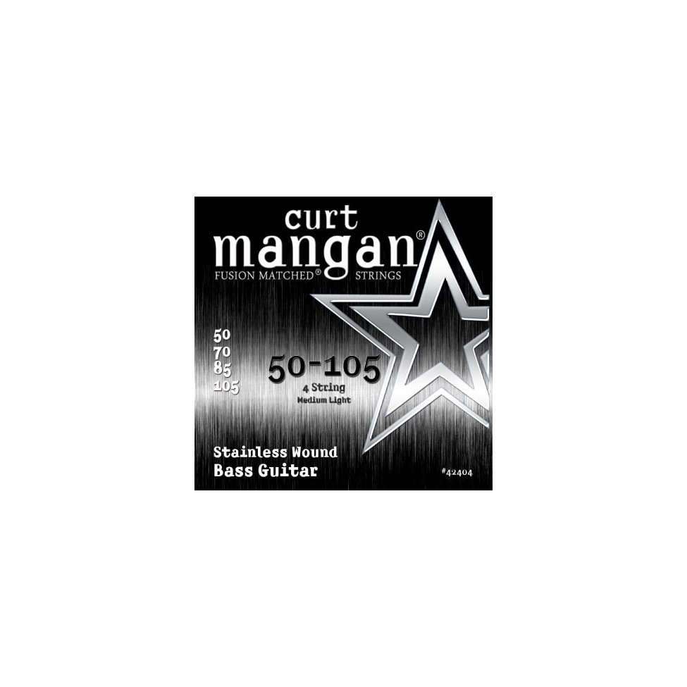 CURT MANGAN 50-105 Stainless Wound Medium Light