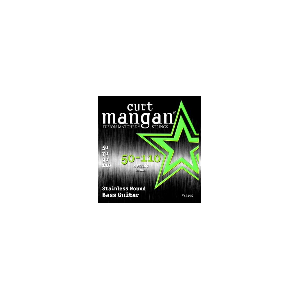 CURT MANGAN 50-110 Stainless Wound Bass 4-strings